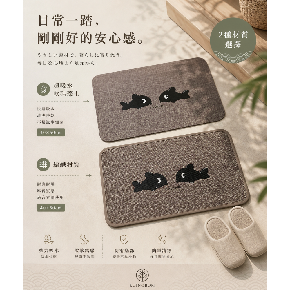 鼠博館-周邊-鼠魚地墊（新色）-細節圖2