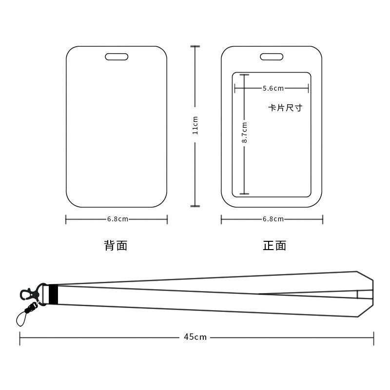 【24小時出貨】太空人硬質證件套/悠遊卡套/識別證套/手繪藝術/彩色掛繩/高規格保護/防折損-細節圖4
