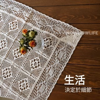 【24小時出貨】鄉村田園風蕾絲桌巾/家電蓋布/小方巾/擺拍攝影/氣質生活/日系擺飾-細節圖4