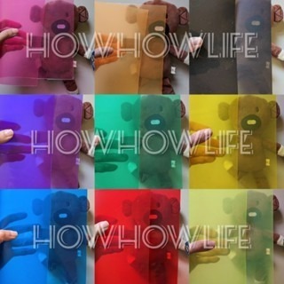 【24小時出貨】彩色PVC塑膠片/A4十色組透明片/美術加工/攝影色片/打光色卡/-細節圖9