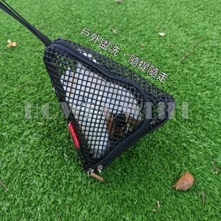 【24小時出貨】戶外PVC三角曬網/折疊收納/露營/便攜實用/四處懸掛/不佔空間-細節圖3