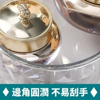 【24小時出貨】透明鑽石紋路收納盒/化妝品收納/保養品收納/桌面救星/質感收納盒-細節圖7