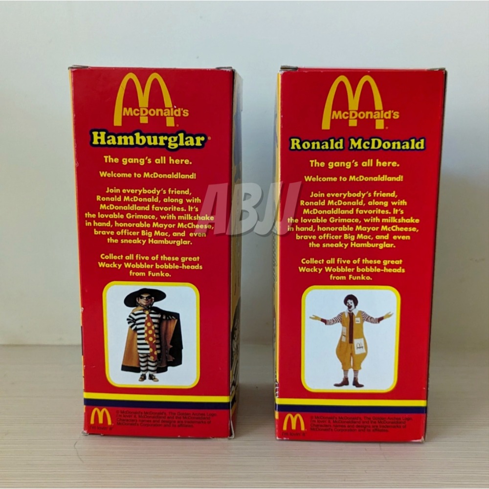 FUNKO Wacky Wobbler 麥當勞搖頭公仔一對-細節圖5