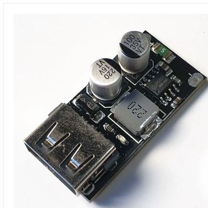 ☆四月科技能源☆直流降壓模塊12V24V轉QC3.0快充 單USB手機充電板-細節圖2