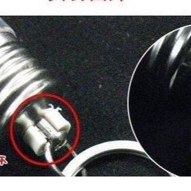 燈泡造型鑰匙圈 LED燈泡七彩變色燈泡 旋彩燈泡鑰匙扣LED-細節圖6