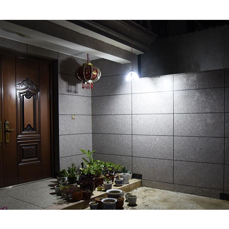 ☆四月科技能源☆太陽能充電球泡燈60LED三葉應急燈USB多功能磁鐵燈泡燈停電擺攤燈A0448-2-細節圖9