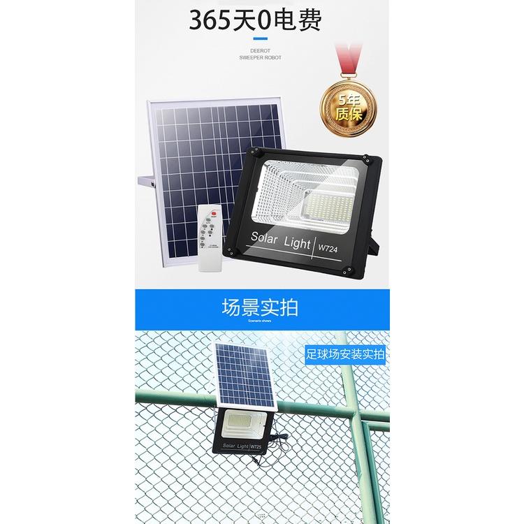 🍀四月科技能源🍀光控+人體感應太陽能燈戶外庭院燈50W超亮人體感應投光燈家用室內外照明路燈A0230-5-細節圖4
