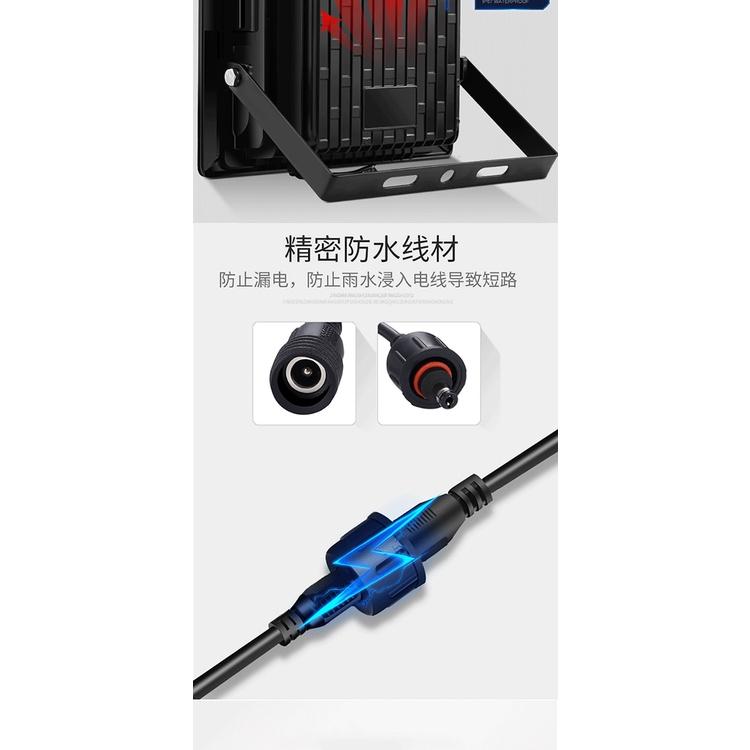 🍀四月科技能源🍀光控+人體感應太陽能燈戶外庭院燈50W超亮人體感應投光燈家用室內外照明路燈A0230-5-細節圖6