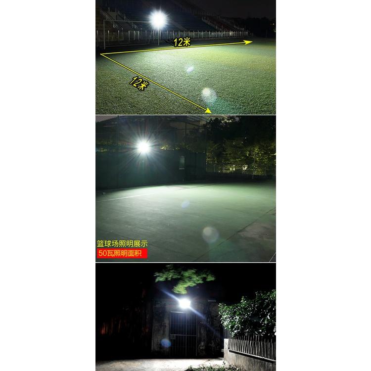 🍀四月科技能源🍀光控+人體感應太陽能燈戶外庭院燈50W超亮人體感應投光燈家用室內外照明路燈A0230-5-細節圖7