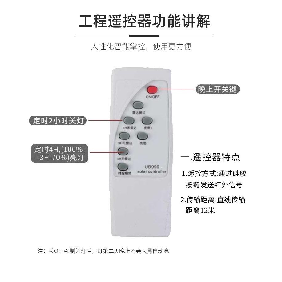🇹🇼四月科技能源 光控太陽能燈新款太陽能吸頂燈家用室內客廳臥式庭院照明燈陽光台led感應燈A0443-2[04-2]-細節圖6