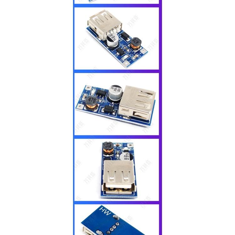 ☆四月科技能源☆DC-DC升壓模塊(0.9V~5V)升5V 600MA USB 升壓電路板 5V輸出 籃板-細節圖2