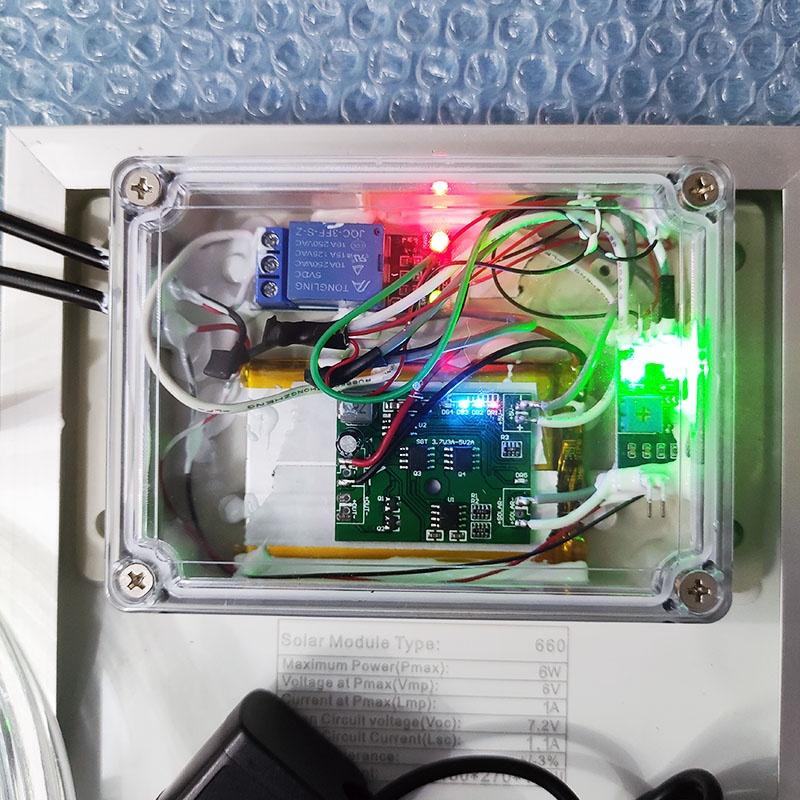 ☆四月科技能源☆太陽能全自動澆水澆花微型灌溉系統土壤濕度檢測水泵自動抽水家用-細節圖3
