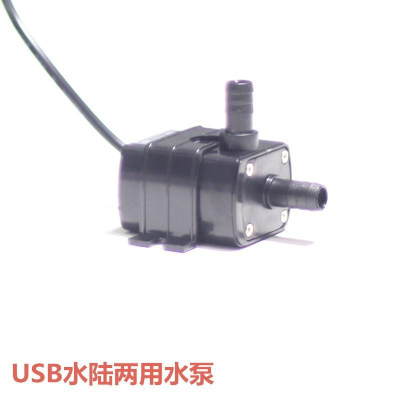 🍀四月科技能源🍀5V-12V水泵USB小型魚缸靜音無刷抽水自吸泵潛水循環冷卻微型水陸兩用