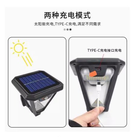 ☆四月科技能源☆光控新款太陽能景觀燈雙用戶外防水壁燈景觀燈草坪聚光圍牆燈A0453-細節圖11