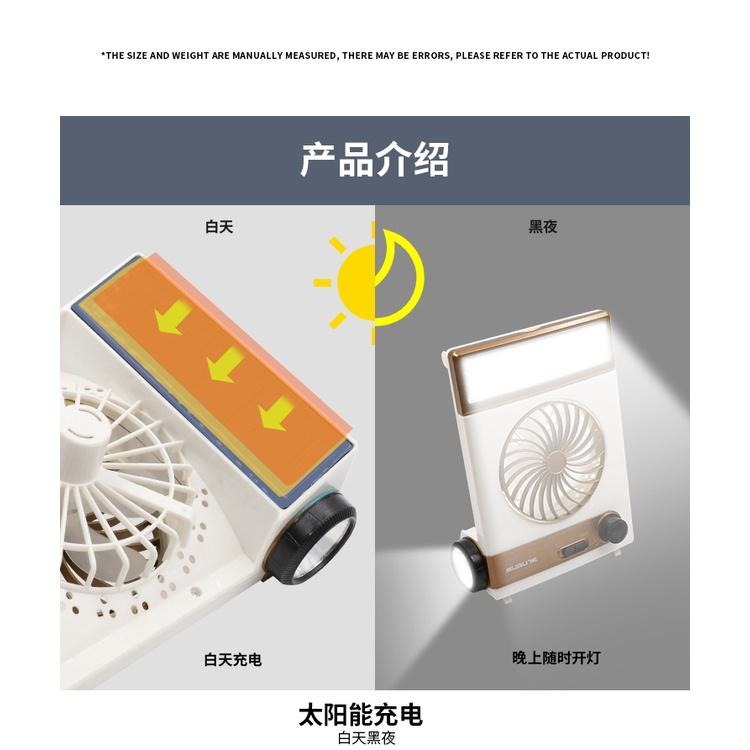 ☆四月科技能源☆太陽能風扇燈 宿舍小風扇 車內神器可立式耐用散熱風扇燈-細節圖6