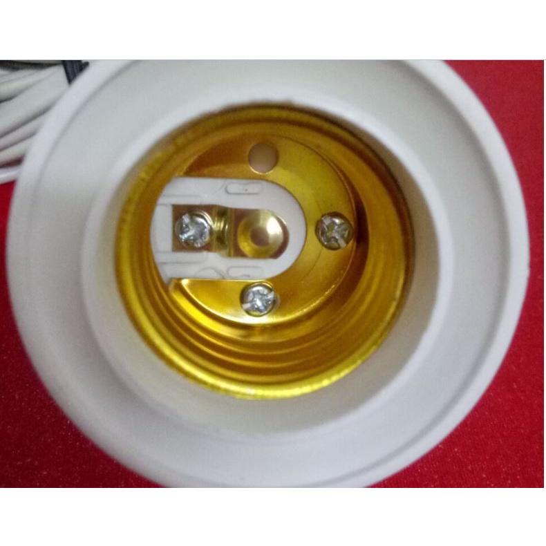 🎏🇹🇼四月科技能源🍀懸吊式帶2.5線開關燈頭E27螺口燈籠燈頭燈座-細節圖4