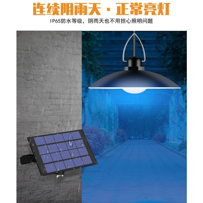 🎏🇹🇼四月科技能源🍀光控太陽能燈太陽能吊燈LED超亮復古球泡燈戶外防水節能室內餐燈白/暖光A0137-3-細節圖6