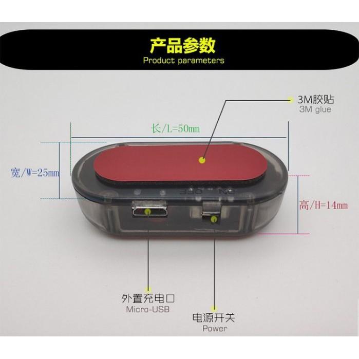 ☆四月科技能源☆汽車太陽能模擬防盜器警示燈/太陽能爆閃燈LED燈/仿真防盜警示燈-細節圖3