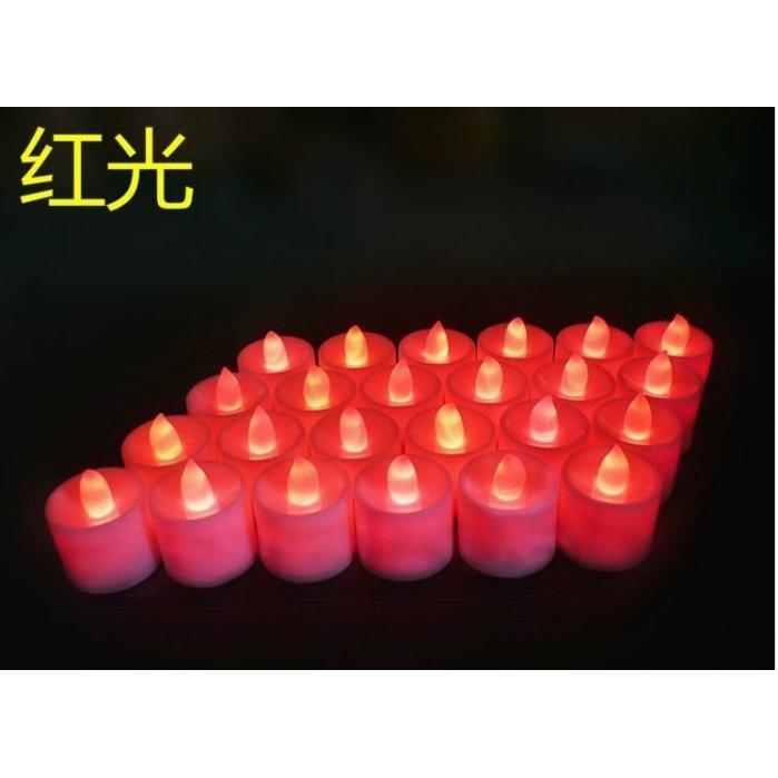 ☆四月科技能源☆大號LED電子蠟燭燈七彩/黃/白/紅光浪漫生日婚慶電子蠟燭燈變色小夜燈(單價)-細節圖3