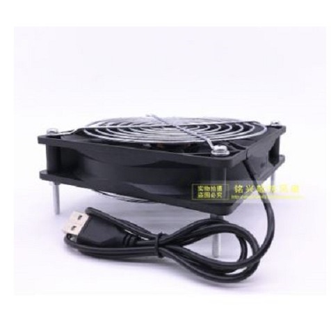 🍀四月科技能源🍀可太陽能 5V風扇12/14cmUSB散熱器電腦主機機箱散熱風機窗口排風扇換氣扇A0306-細節圖4