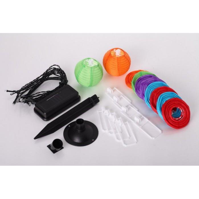 ╭☆April shop☆╮ 光控 太陽能燈太陽能彩燈/節日彩燈/晚會彩燈/燈串 10LED白光 A0010-細節圖2