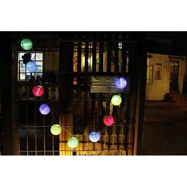 ╭☆April shop☆╮ 光控 太陽能燈太陽能彩燈/節日彩燈/晚會彩燈/燈串 10LED白光 A0010-細節圖3