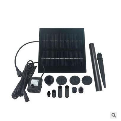 ☆四月科技能源☆9V 2W單晶矽微型太陽能噴泉&微型太陽能水泵(太陽能/家電兩用) C005-細節圖3