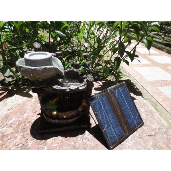 ☆四月科技能源☆9V 2W單晶矽微型太陽能噴泉&微型太陽能水泵(太陽能/家電兩用) C005-細節圖4