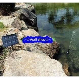 ☆四月科技能源☆9V 2W單晶矽微型太陽能噴泉&微型太陽能水泵(太陽能/家電兩用) C005-細節圖7