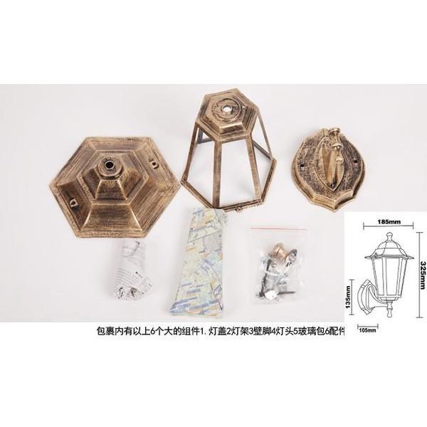 ☆四月科技能源☆戶外壁燈 防水 庭院燈 路燈 歐式led節能別墅 掛壁燈 圍牆燈232-2-細節圖5