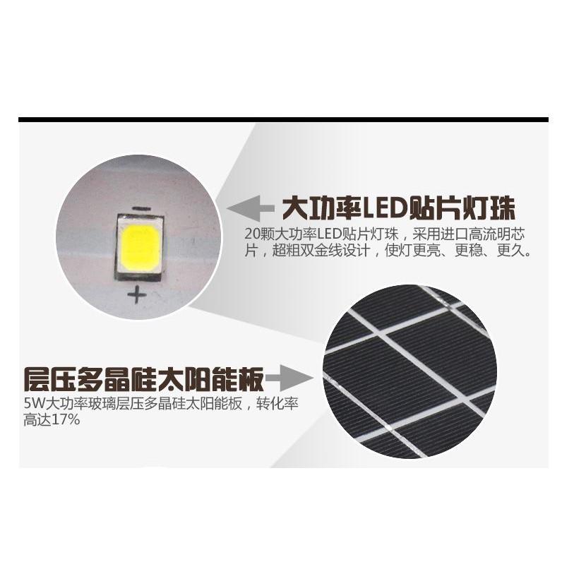 ╭☆April shop☆╮光控太陽能燈超亮LED 太陽能人體感應燈 壁燈 路燈 花園燈 A0237-1-細節圖6