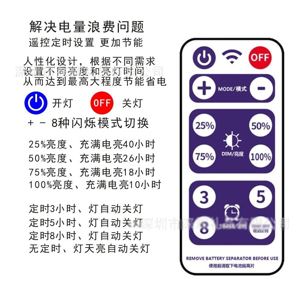 🍀四月科技能源🍀光控太陽能燈 太陽能LED冰條燈裝飾亮化燈串室外防水窗簾燈聖誕裝飾彩燈帶遙控 A0033-2-細節圖5