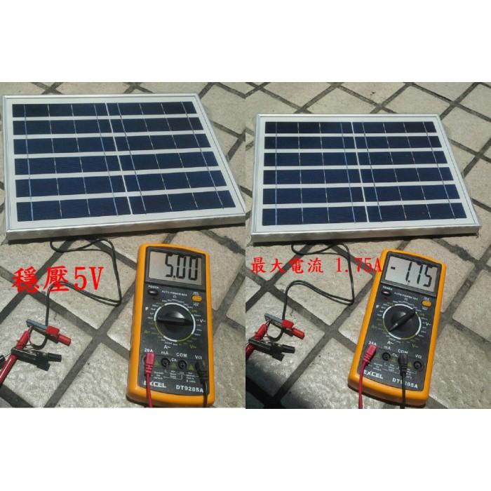 🎏🇹🇼四月科技能源🍀太陽能單晶電池片電池板 移動電源 手機充電板 12W5V 雙USB接口A0057-10-細節圖3