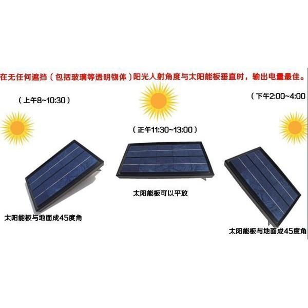 🎏🇹🇼四月科技能源🍀太陽能單晶電池片電池板 移動電源 手機充電板 12W5V 雙USB接口A0057-10-細節圖6