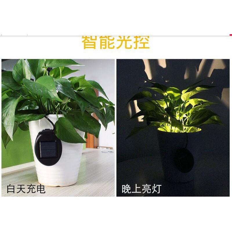 ☆四月科技能源☆光控太陽能燈 花盆燈戶外防水花盆裝飾燈 草帽 暖光LED燈珠 A0378-細節圖4