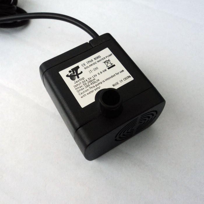 ☆四月科技能源☆JT280 12V微型直流無刷水泵 太陽能潛水泵 高揚程低噪音DIY造浪泵水族C042[016-2]-細節圖3