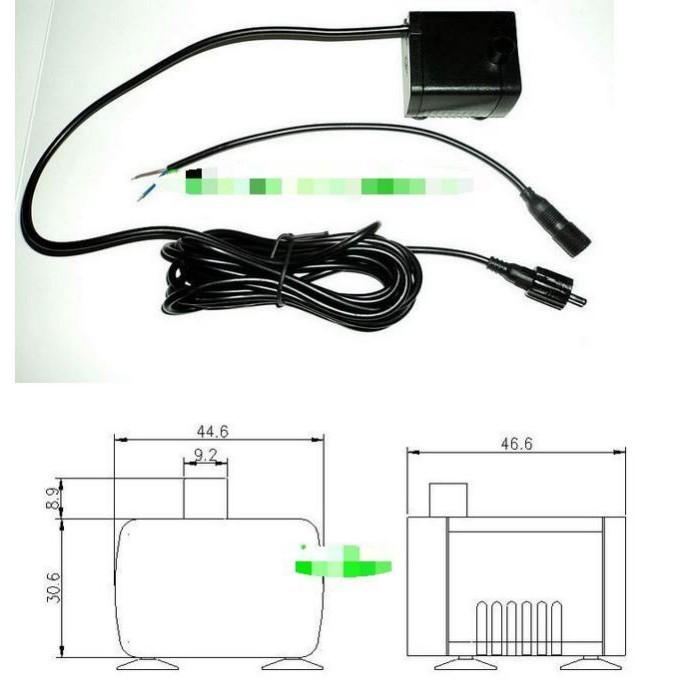 ☆四月科技能源☆JT280 12V微型直流無刷水泵 太陽能潛水泵 高揚程低噪音DIY造浪泵水族C042-細節圖6