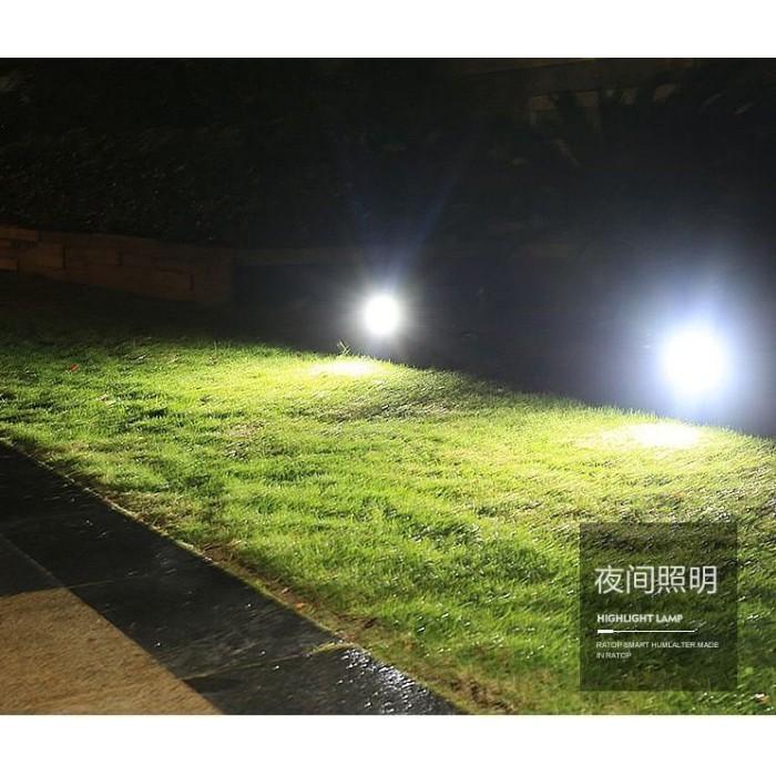 🍀四月科技能源🍀光控太陽能燈48LED太陽能泛光燈草坪燈插地燈五檔可調光太陽能庭院燈A0071-細節圖4