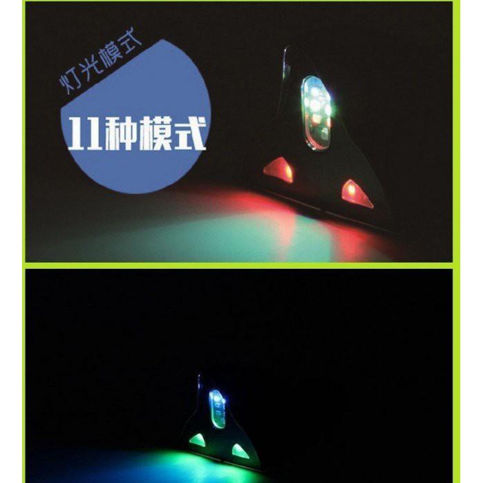 ☆四月科技能源☆光控太陽能鯊魚鰭 防追尾 激光燈 汽車防雨防霧防後霧燈天線裝飾燈(強磁款) A0375-1-細節圖4