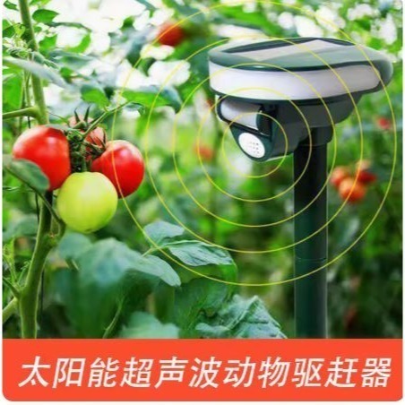 ☆四月科技能源☆新款太陽能紅外燈光爆閃超聲波驅趕器貓狗類動物驅趕器 驅鳥器A0072-3[08-1]-細節圖2