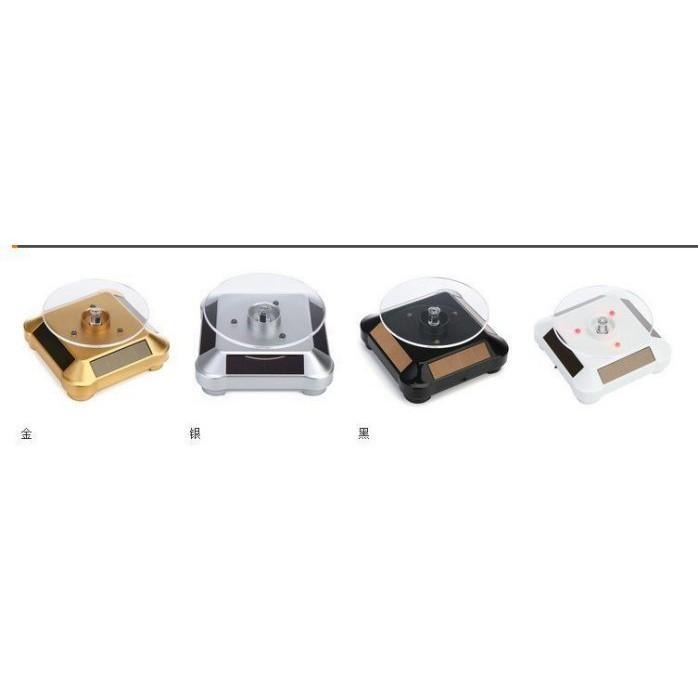 ☆四月科技能源☆太陽能展示台3led 旋轉台 展示架 展示台 七彩燈展示架A0066-4[011-1]-細節圖3