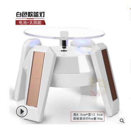 ☆四月科技能源☆新品太陽能展示架 太陽能轉盤展示台 LED燈+電池 兩用 A0066-2-細節圖2