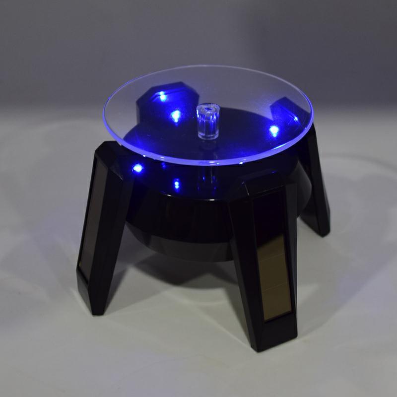 ☆四月科技能源☆新品太陽能展示架 太陽能轉盤展示台 LED燈+電池 兩用 A0066-2-細節圖3