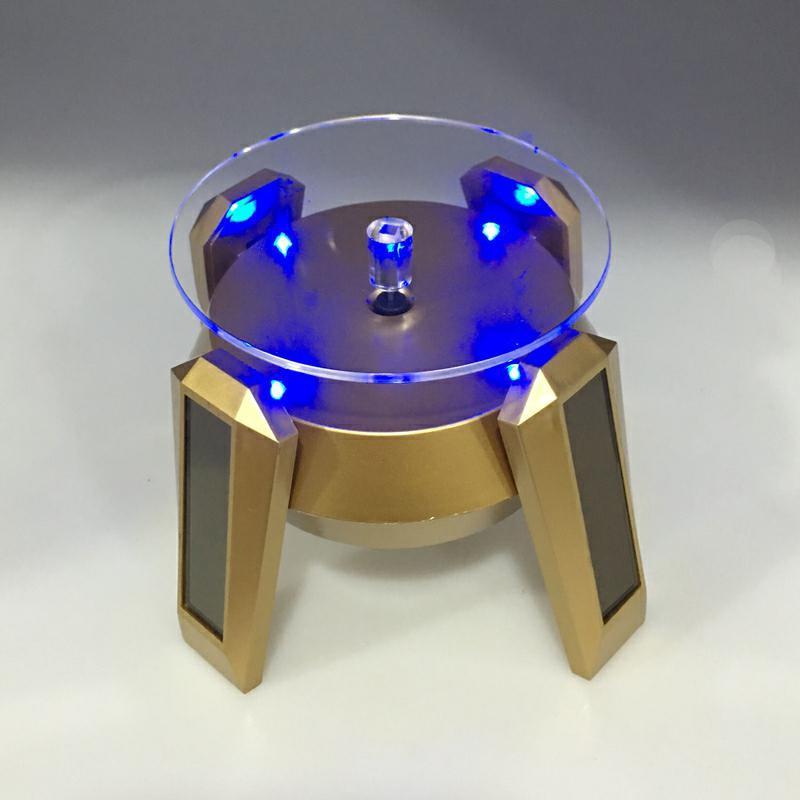 ☆四月科技能源☆新品太陽能展示架 太陽能轉盤展示台 LED燈+電池 兩用 A0066-2-細節圖5