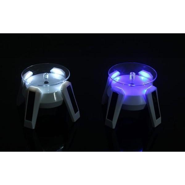 ☆四月科技能源☆新品太陽能展示架 太陽能轉盤展示台 LED燈+電池 兩用 A0066-2-細節圖6