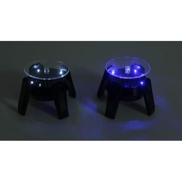 ☆四月科技能源☆新品太陽能展示架 太陽能轉盤展示台 LED燈+電池 兩用 A0066-2-細節圖7