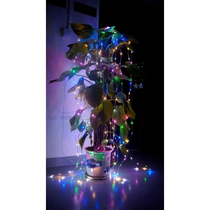 🍀四月科技能源🍀可太陽能 5V LED彩燈閃燈串燈USB燈串可隨身攜帶的LED銅線燈串低壓安全燈串[013-5]-細節圖5