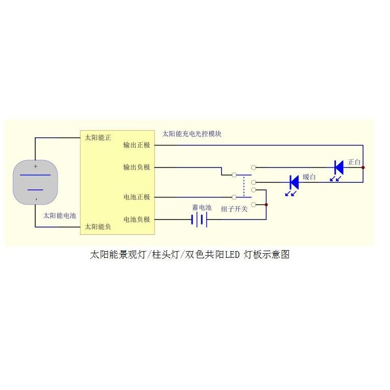 ☆四月科技能源☆太陽能燈電路控制板太陽能草坪燈控制器鋰電鉛酸電池光控控制板D01{015-10}-細節圖7