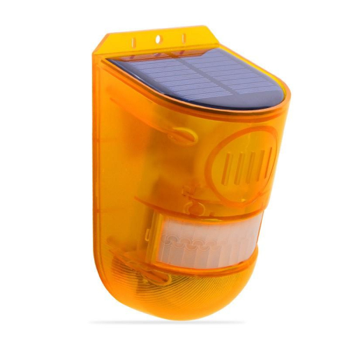 🇹🇼四月科技能源🍀太陽能報警燈人體感應報警器農場防盜驅動物聲光警報燈A0120-2