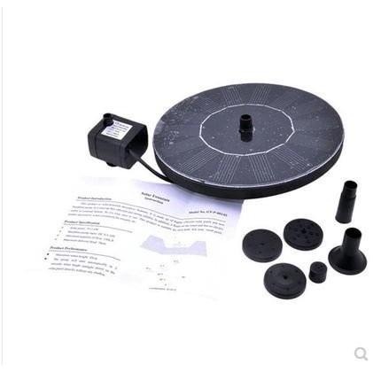 🇹🇼四月科技能源🍀太陽能漂浮噴泉 戶外魚池景觀微型直流無刷水泵抽水機 水泵 16cm C011-細節圖2